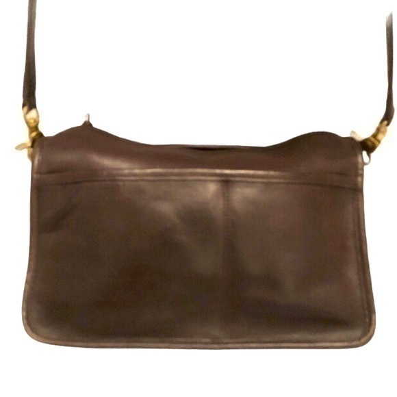 Coach vintage brown leather nyc Bonnie Cashin bag